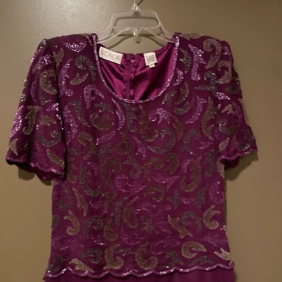 Scala Evening Gown Mother of The Bride Dress - Picture 3 of 13